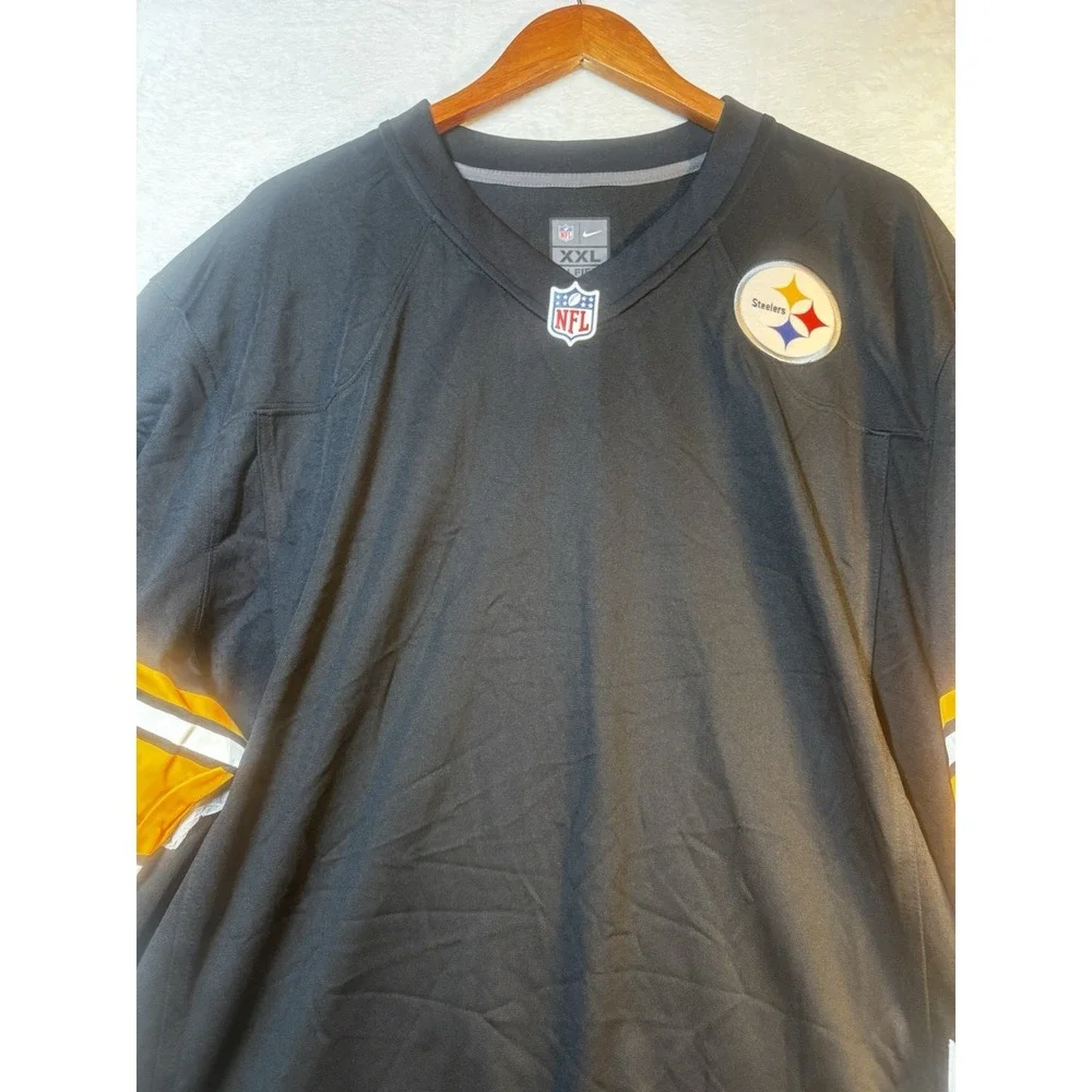 Pittsburgh Steelers Nike On‎ Field Mens XXL NFL Football Blank Jersey Loose Fit